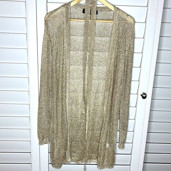 LIONESS • PRINCESS POLLY "Take Me To Rio" Metallic Gold Mini Dress Size L - Picture 7 of 14